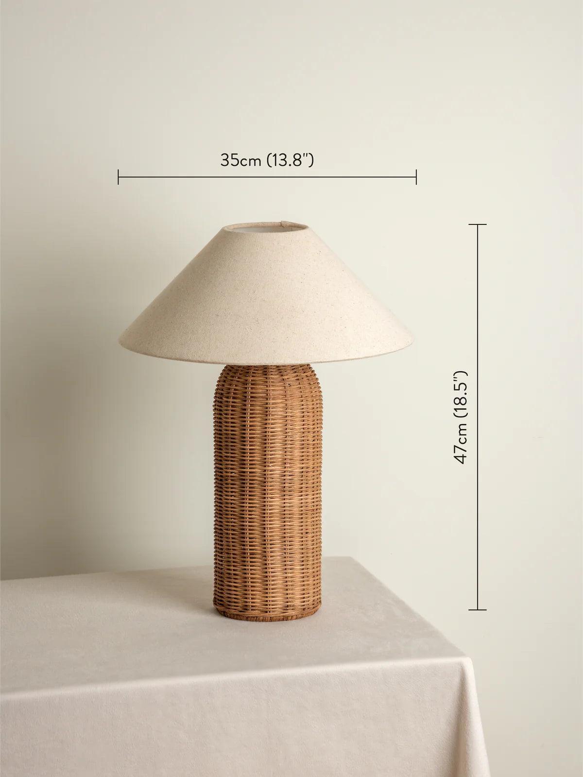 Moris Rattan Table Lamp