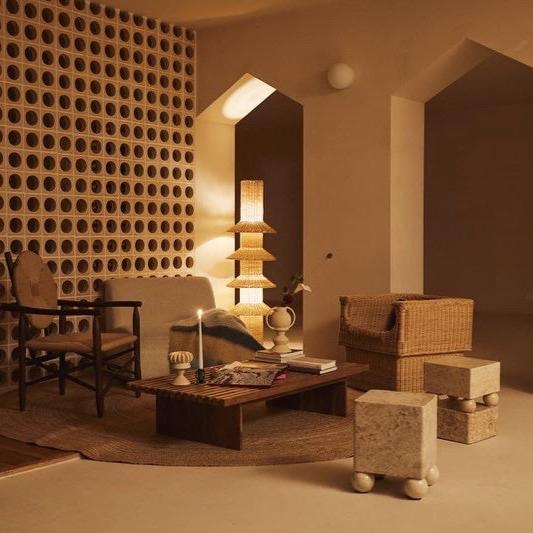 Exclusive Floor Lamps - Rattan Wicker Weave Collection