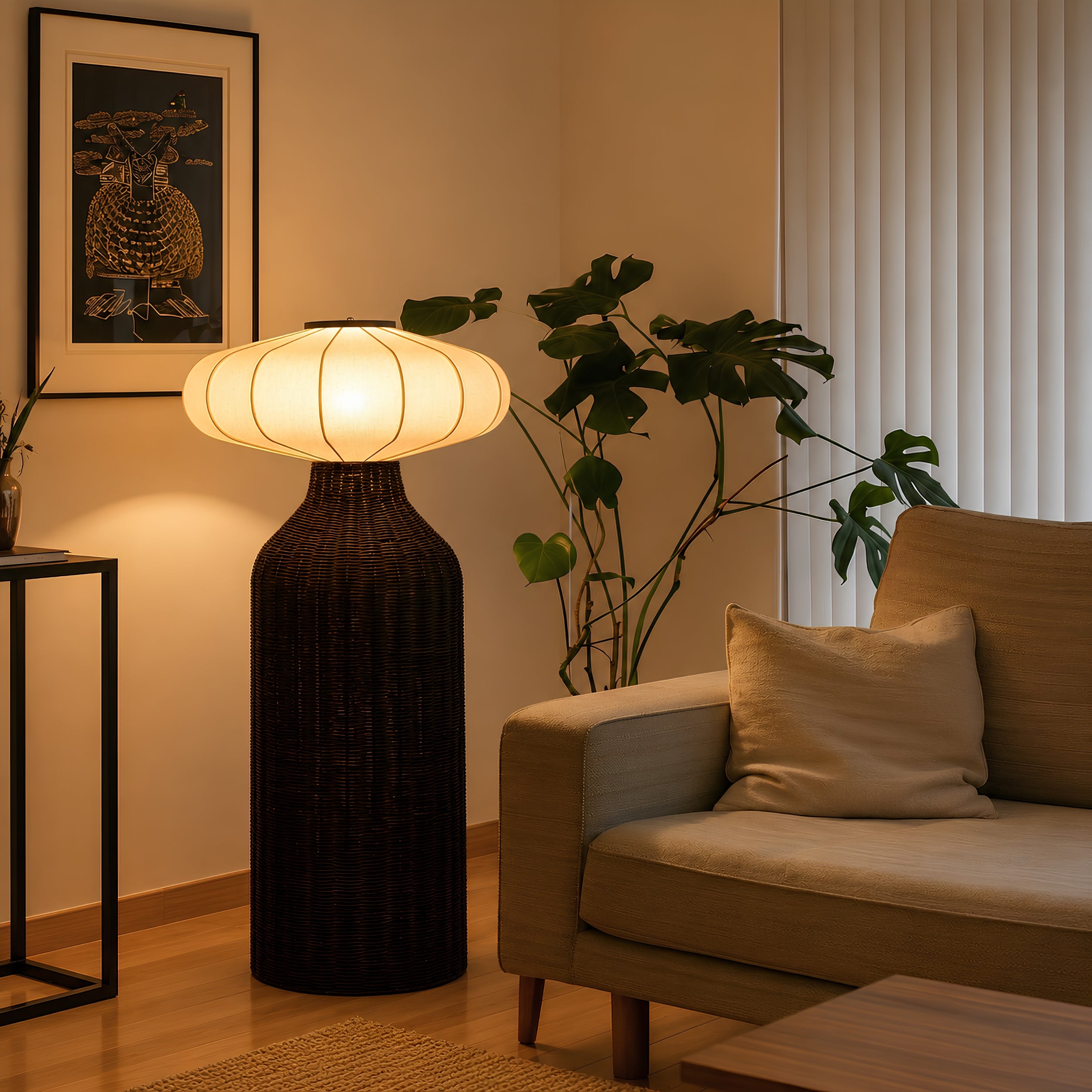 Aruna Sculptural Floor Lamp - 4 Feet