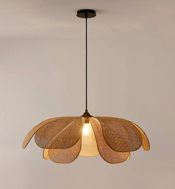 Okai Style Rattan Chandelier