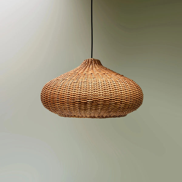 Rattan Pebble Pendant Light