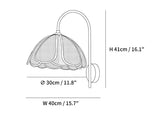Daisy Arched Wall Lamp
