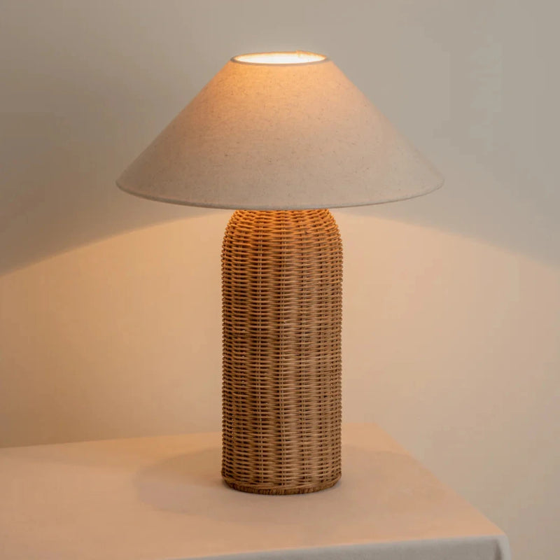 Rattan Table Lamp